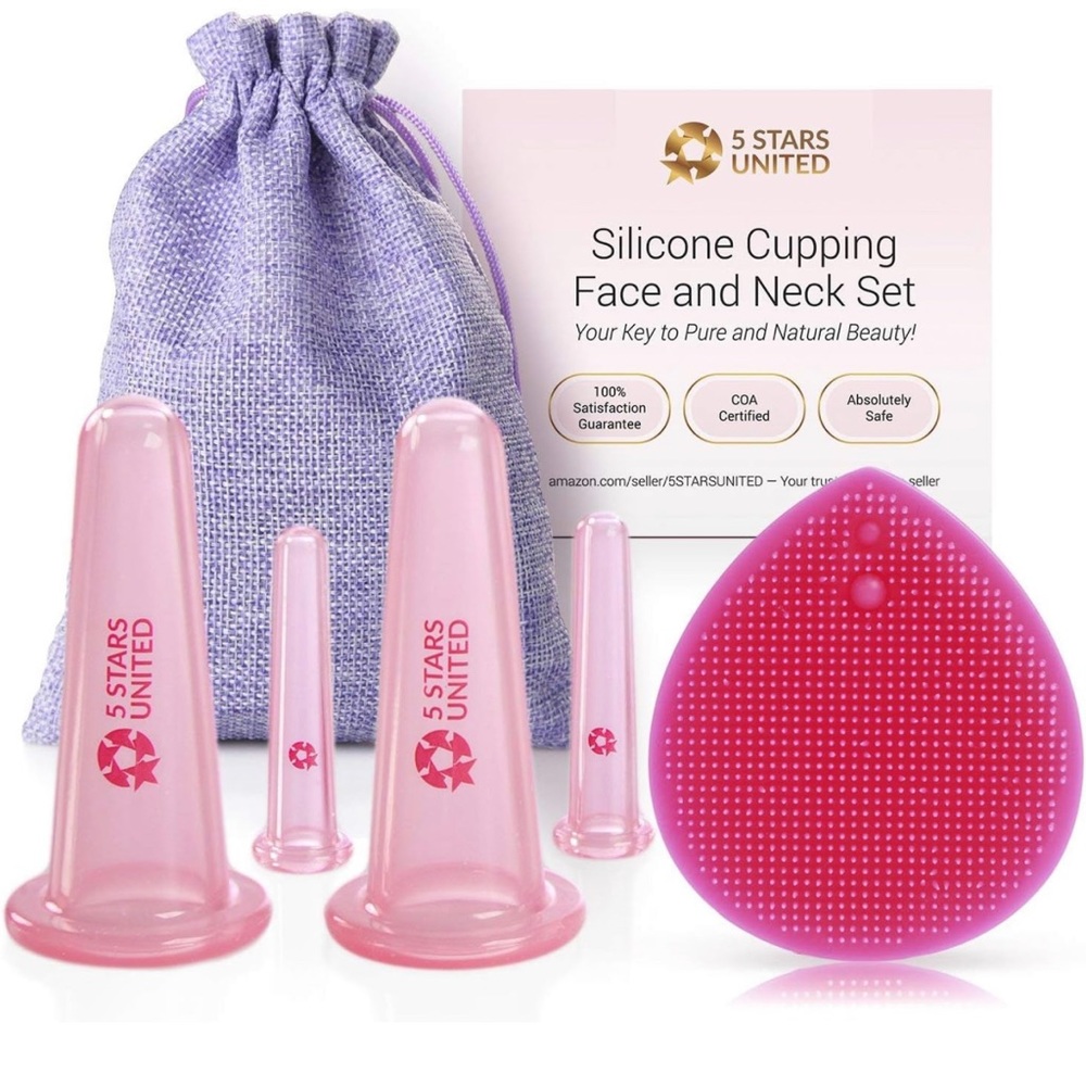 Silicone Facial Cupping Therapy Set